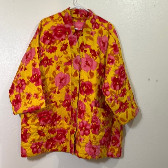 Isaac Mizrahi Jackets & Blazers - Isaac Mizrahi Live! 3/4 100% cotton quilted jacket. Size XL